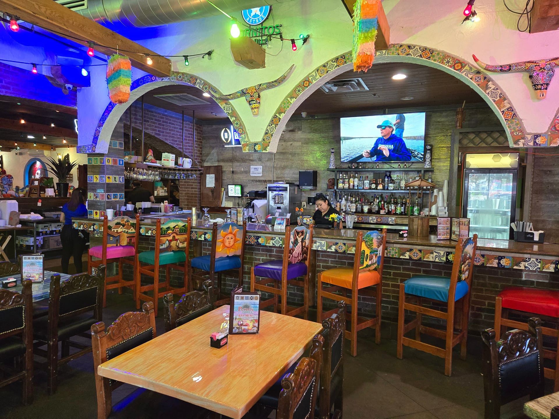Football at Patron Grill Lake Livingston